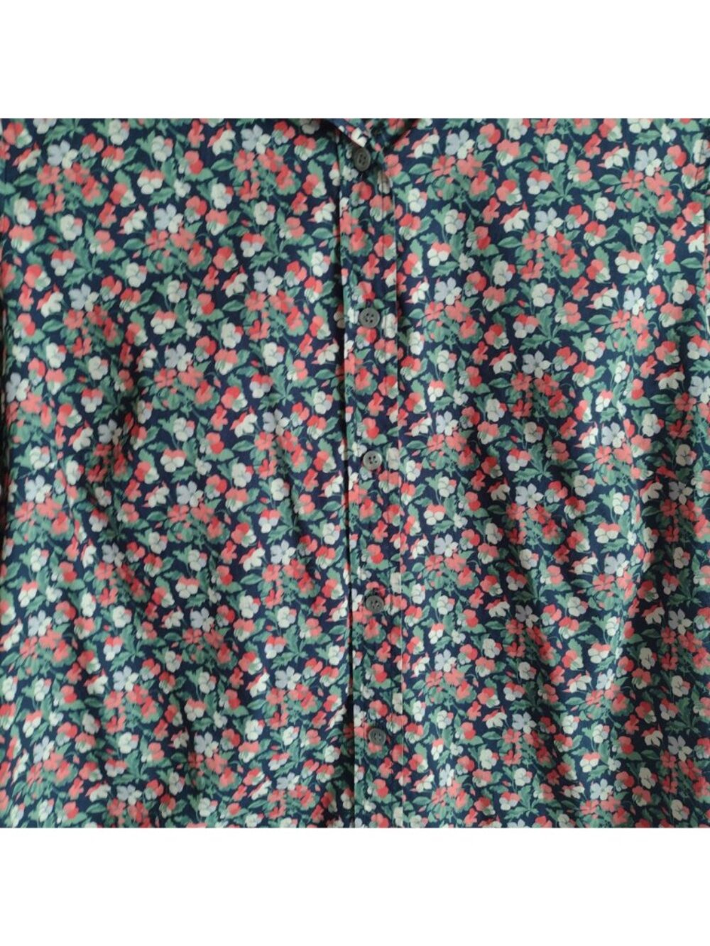 J Crew Liberty Sarah Shirt 8 Ditsy Floral Slim Perfect Blouse for Business - Picture 4 of 10